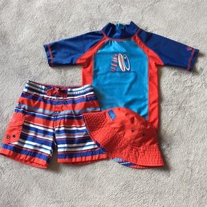 Boys 3 piece set - swim gear - UV protection ☀️💦